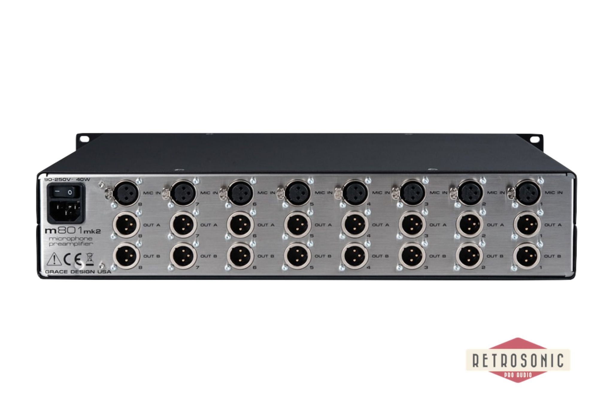 Grace Design m801mk2 8-channel analog preamp