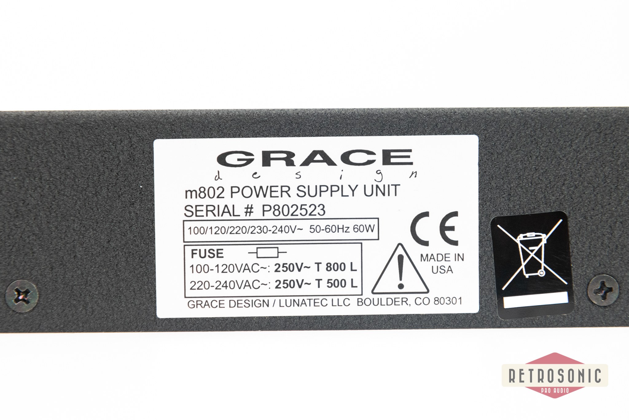 Grace Design m802 8-ch Mic Pre, 8-ch AES out option #4