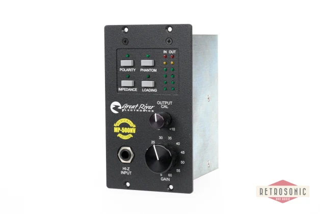 Great  MP-500NV マイクプリアンプ Great River MP-500NV 500 Series Microphone Preamp | Sweetwater