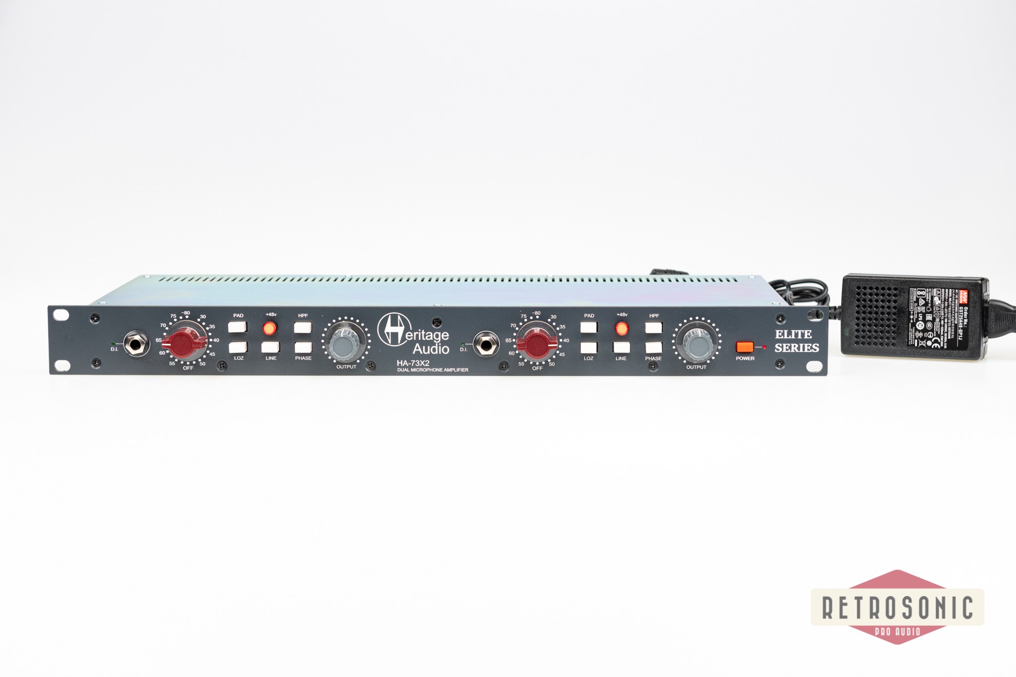 Heritage Audio Elite HA 73X2 Dual Mic Preamp