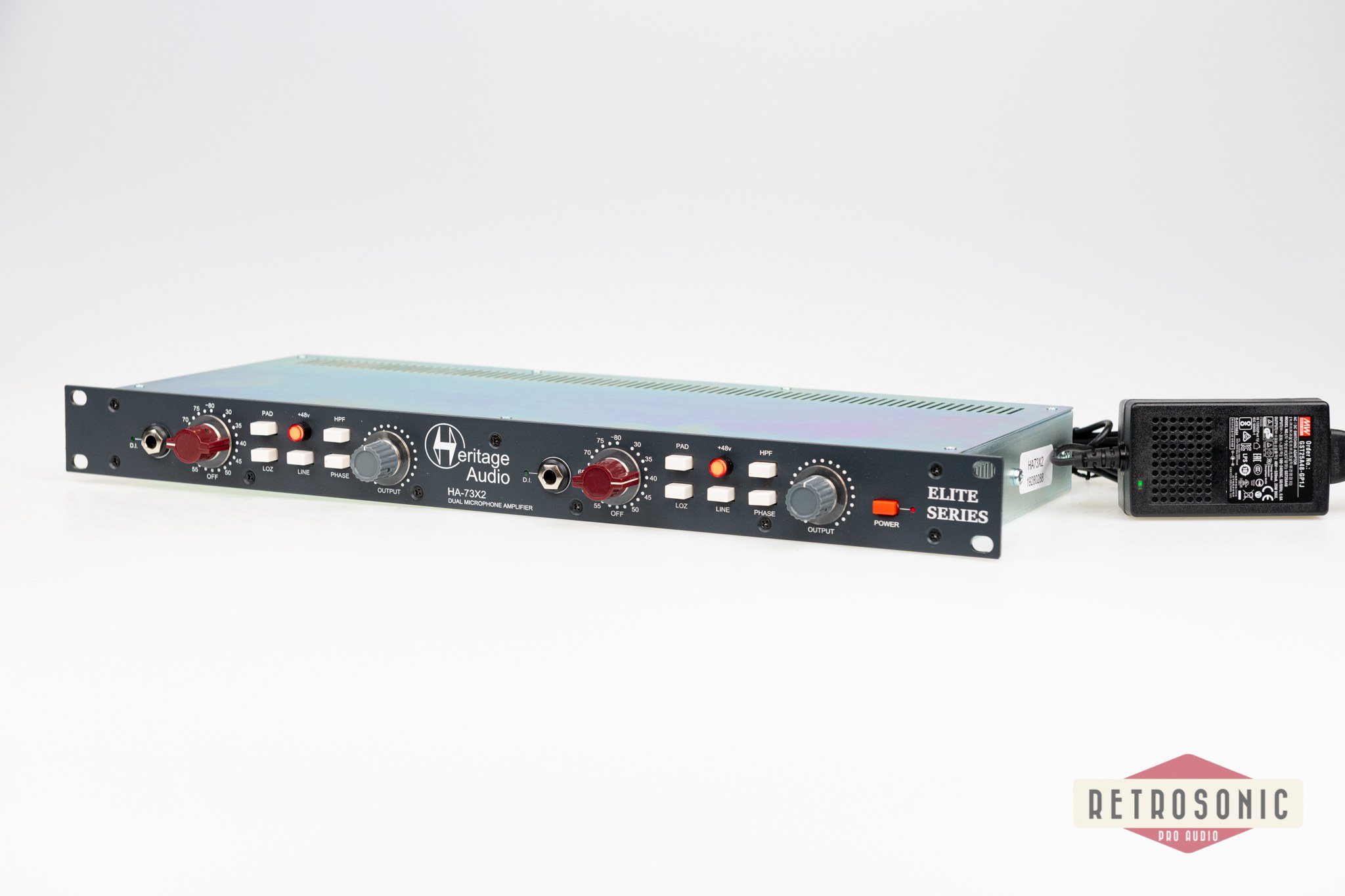 Heritage Audio Elite HA 73X2 Dual Mic Preamp