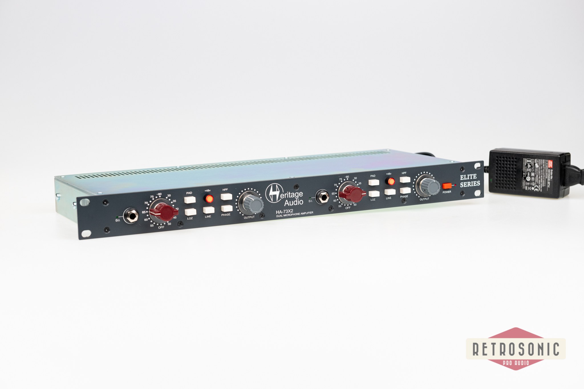 Heritage Audio Elite HA 73X2 Dual Mic Preamp