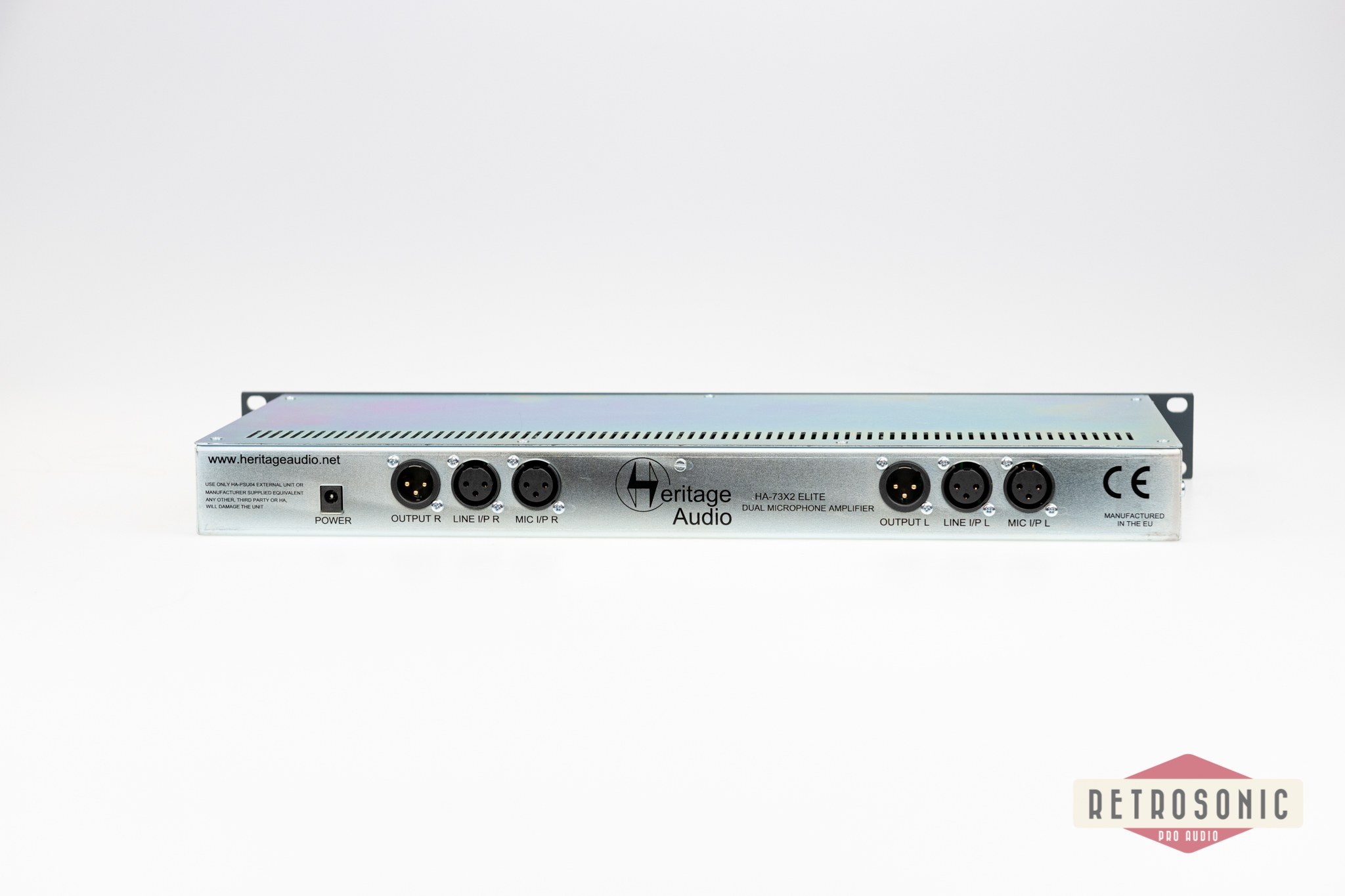 Heritage Audio Elite HA 73X2 Dual Mic Preamp