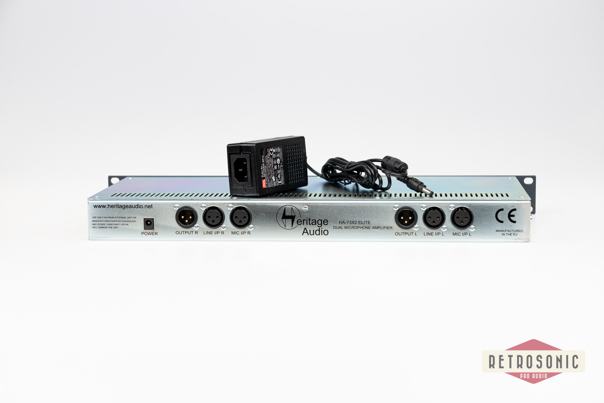 Heritage Audio Elite HA 73X2 Dual Mic Preamp