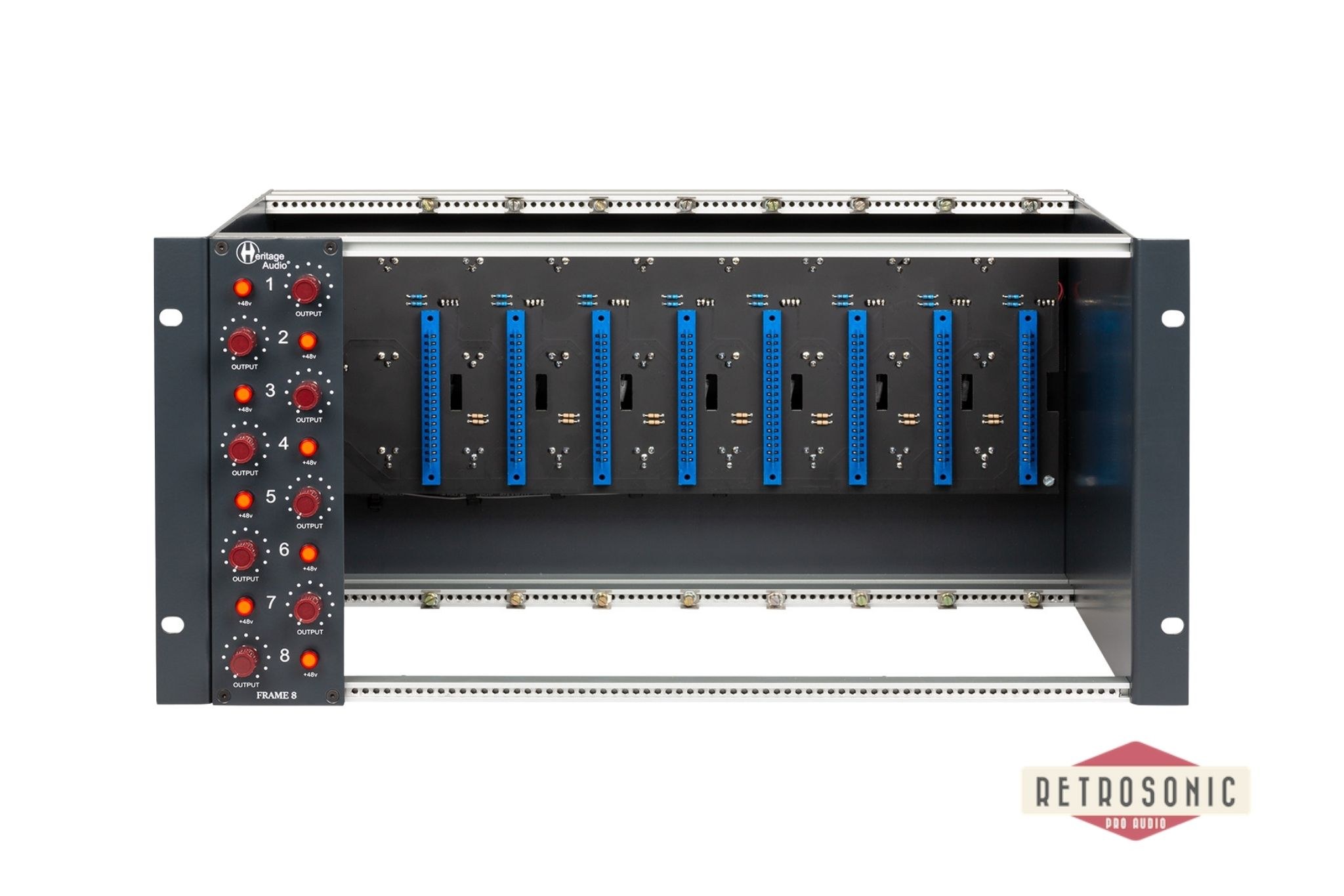 Heritage Audio Frame for 8 80 Series modules incl PSU