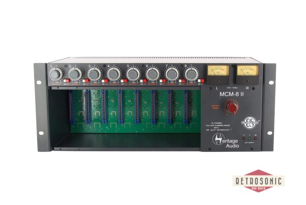 retrosonic - Heritage Audio MCM-8 V2 500 Ser. 8 Module Rack with 10 Ch. Mixer