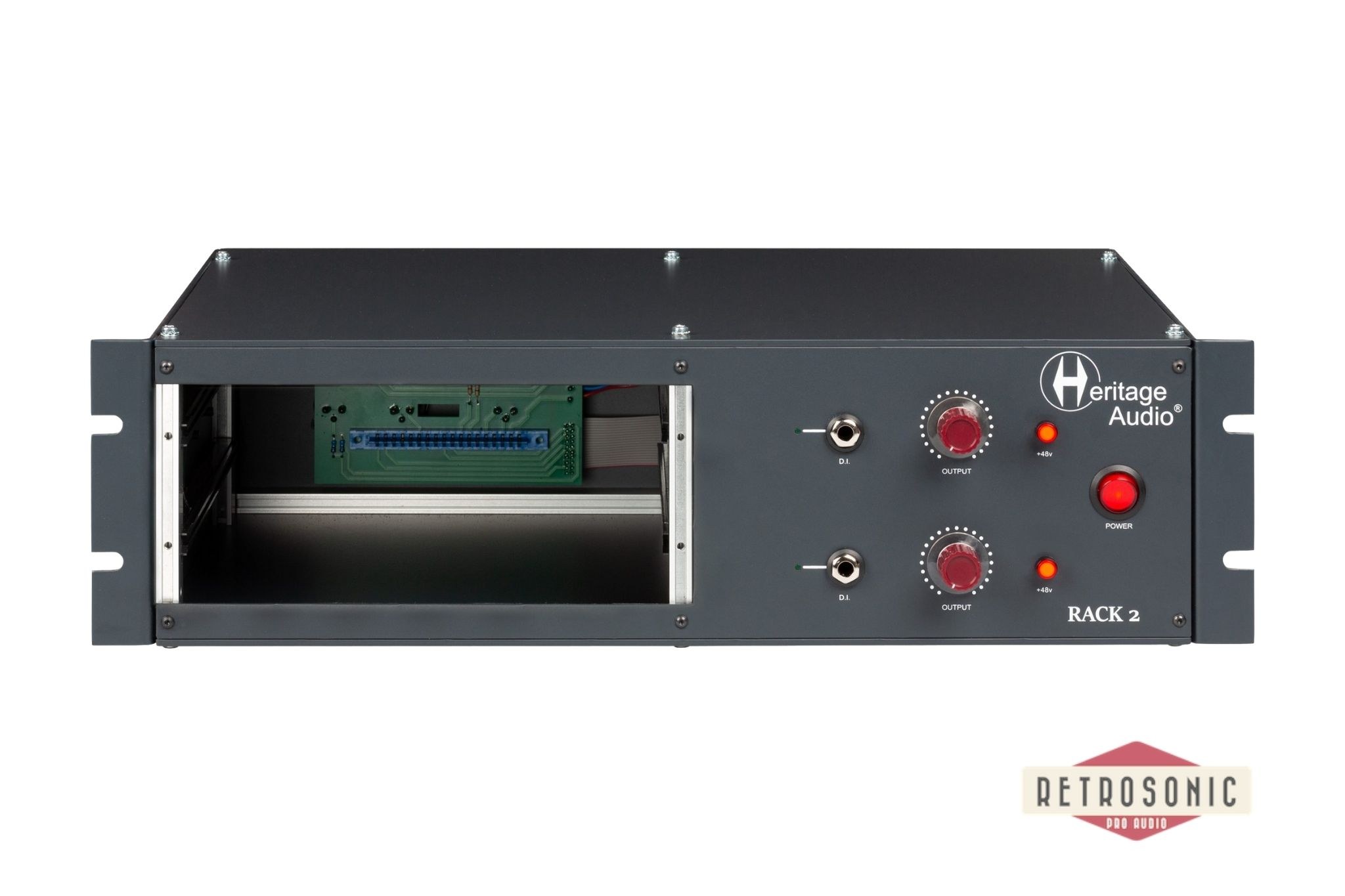 Heritage Audio Rack for 2 80 Series modules incl PSU