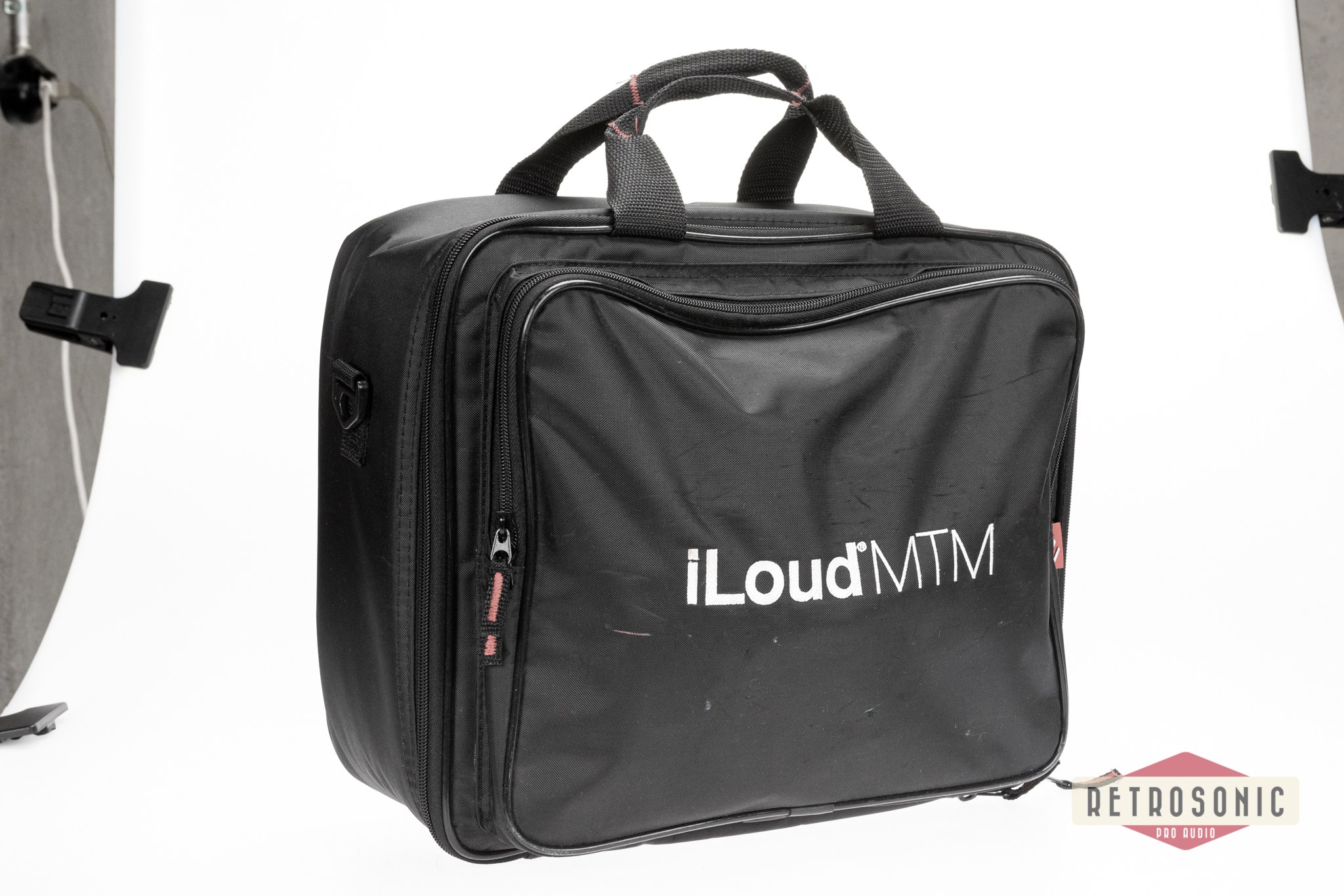 IK Multimedia iLoud MTM Speaker Pair with Travel Bag