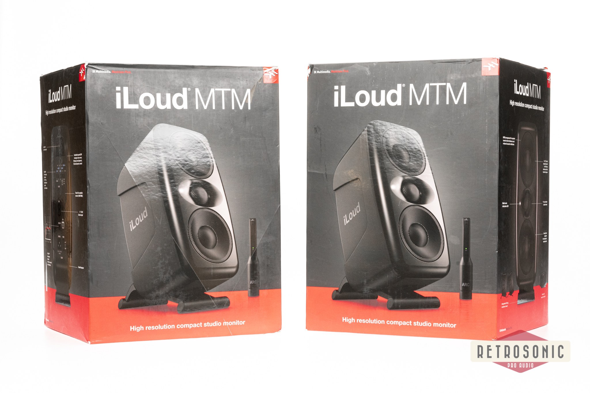 IK Multimedia iLoud MTM Speaker Pair with Travel Bag