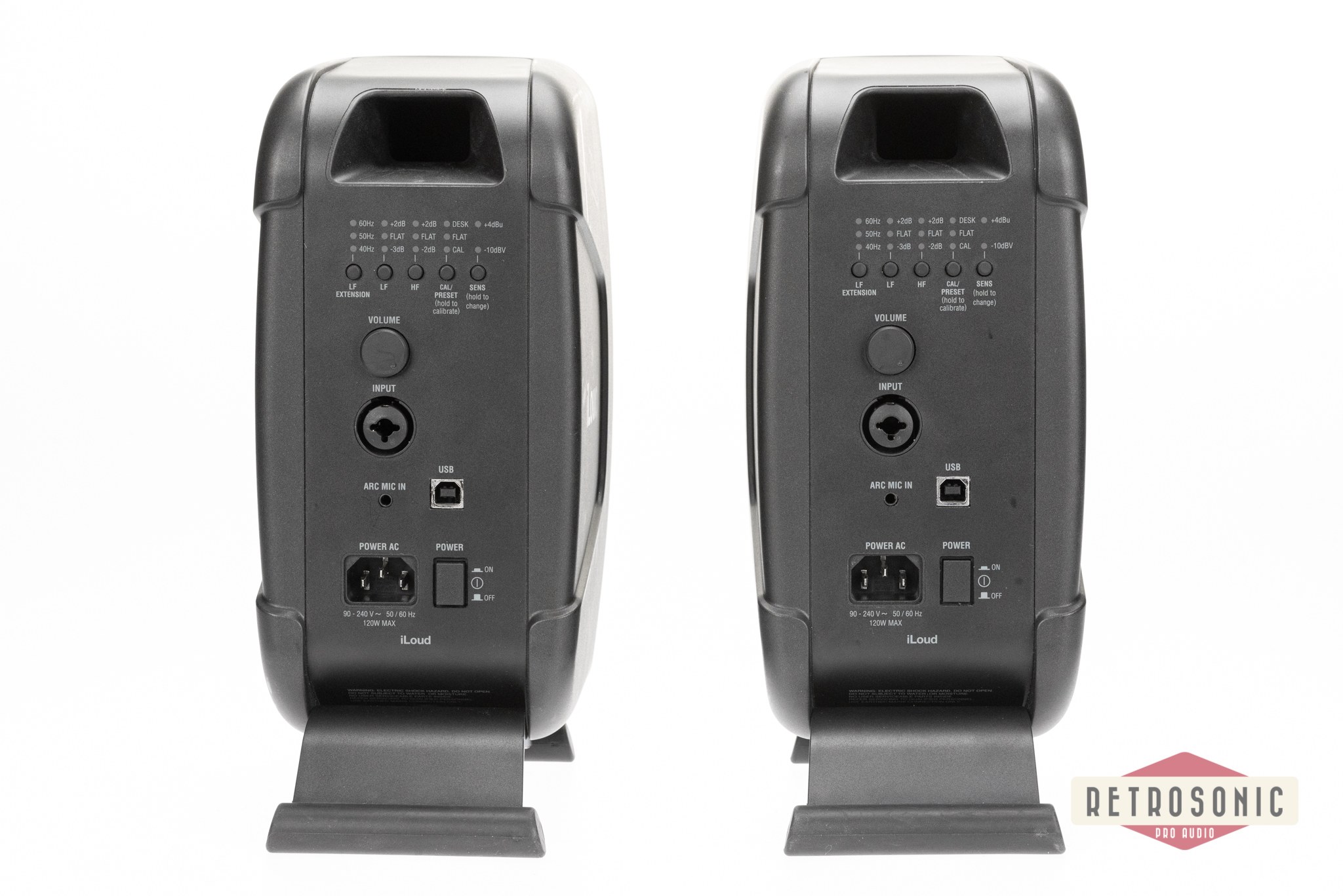 IK Multimedia iLoud MTM Speaker Pair with Travel Bag