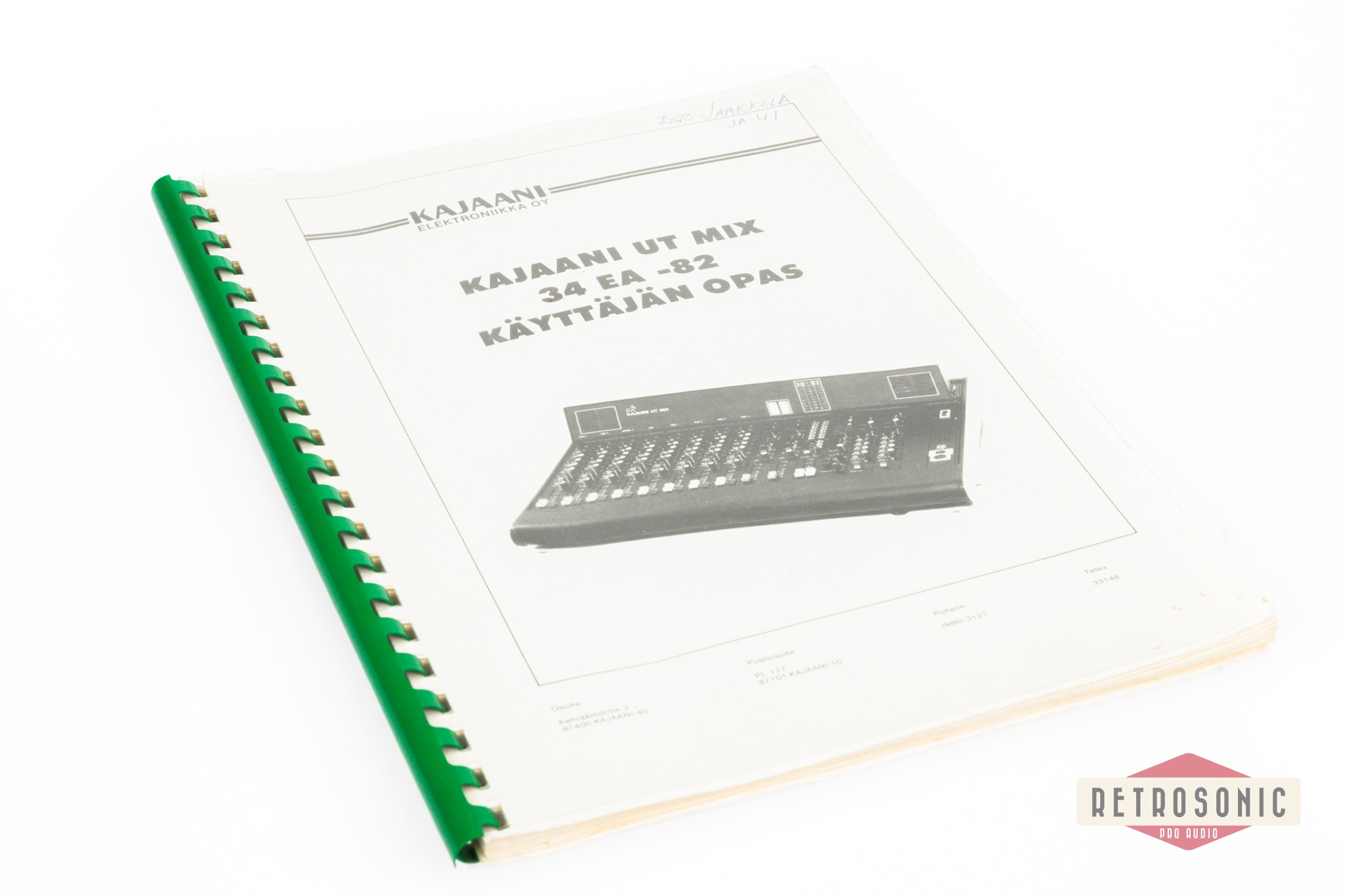 Kajaani UT MIX 8/2 Analog Broadcast Mixing Console