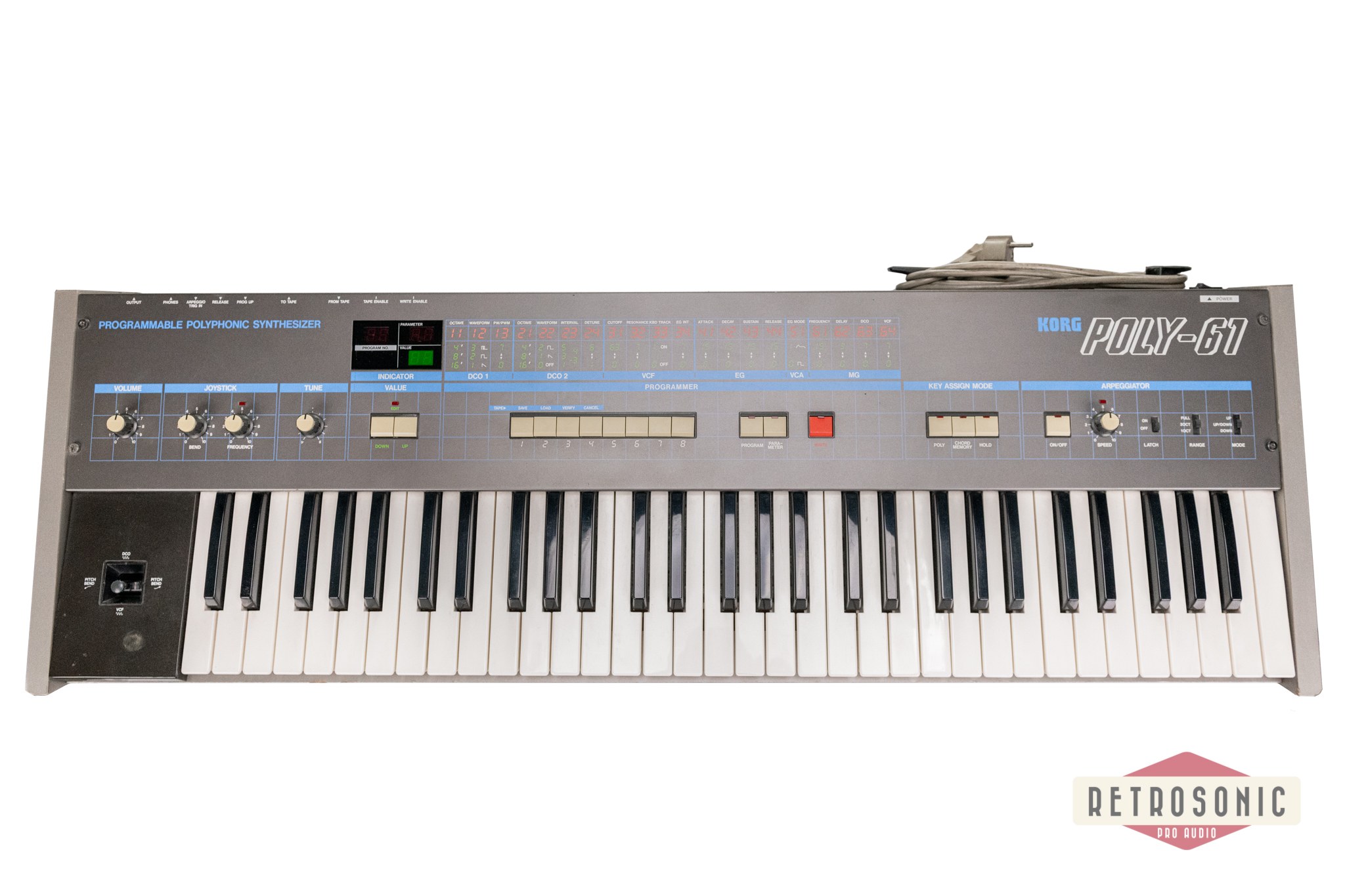 Korg Poly 61 Synthesizer with Case