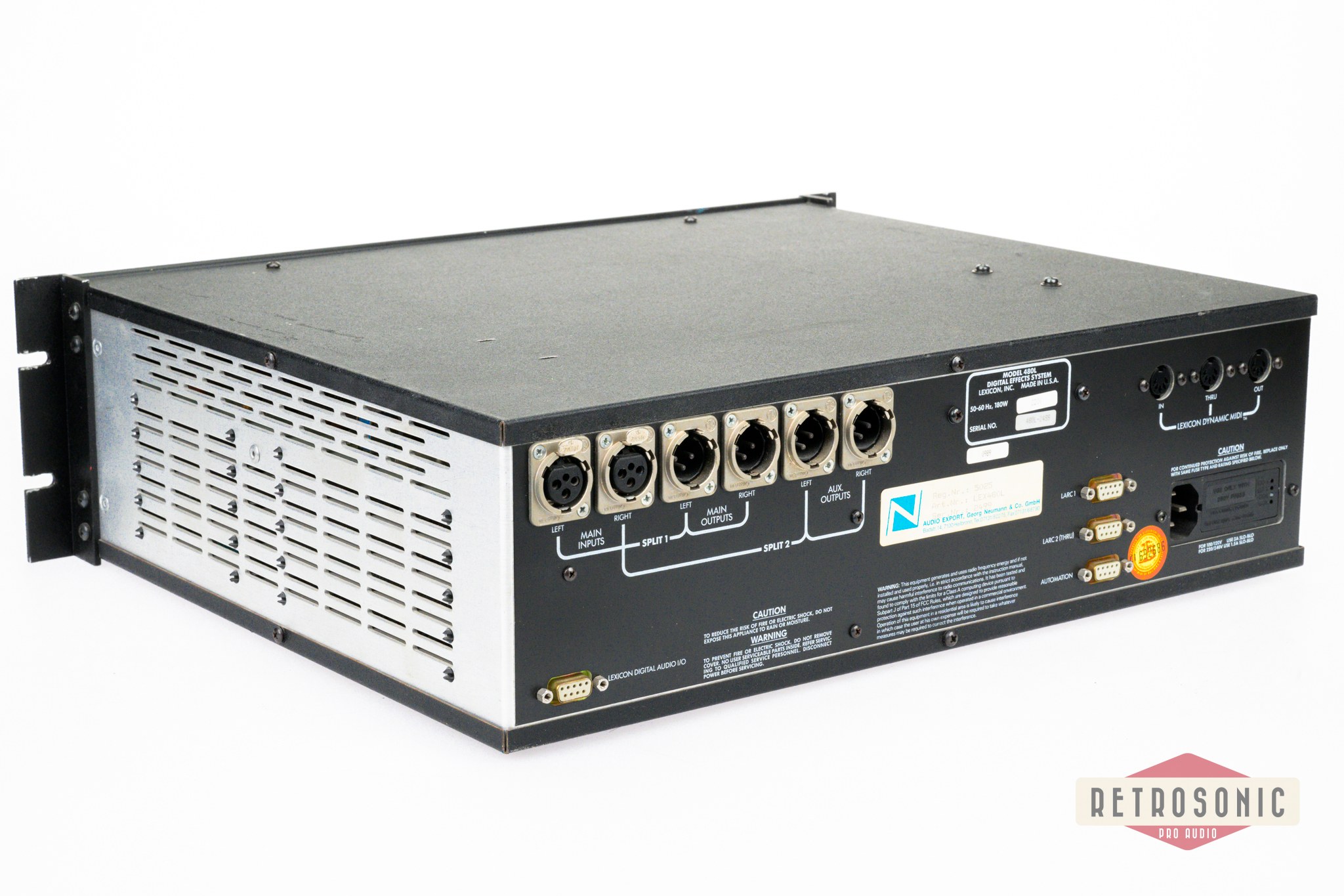 Lexicon 480L V4.1 Digital Effects System w. Samplimg Memory Expansion