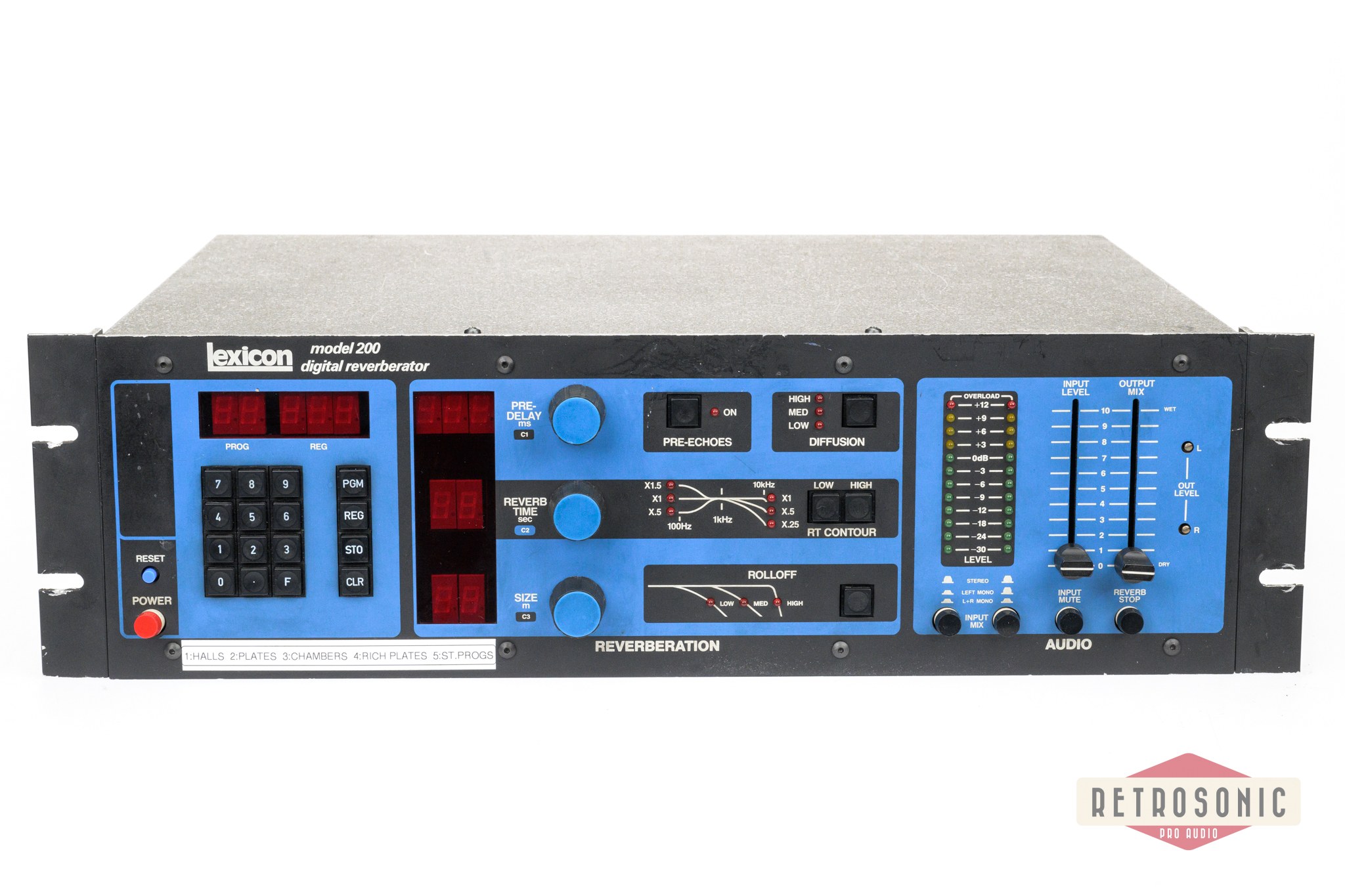 Lexicon Model 200 Digital Reverberator #200-1775