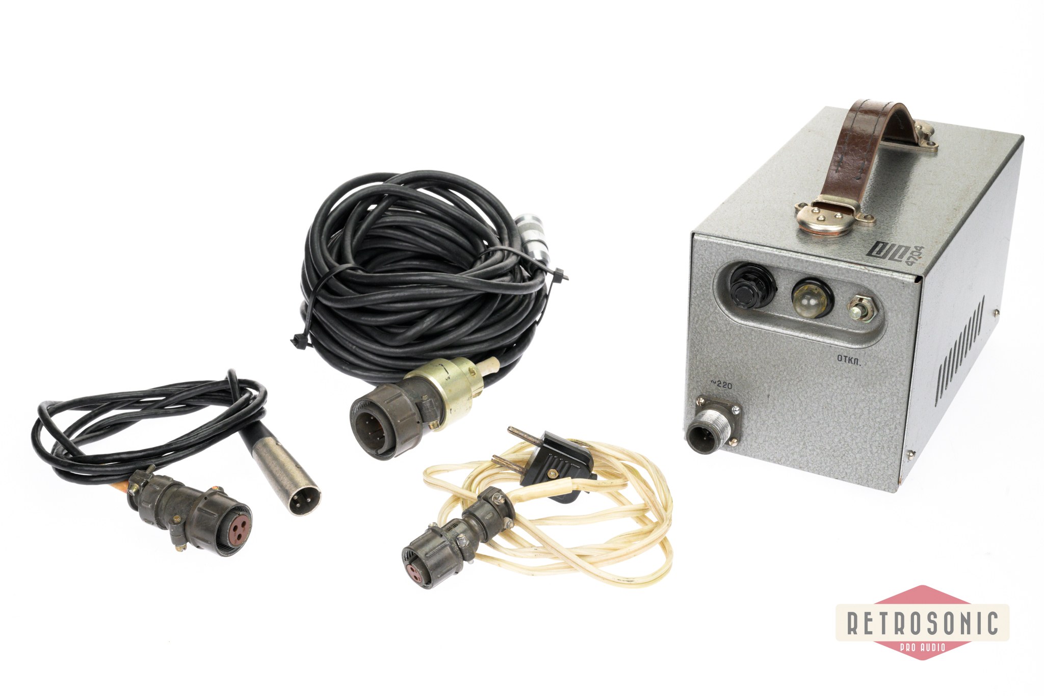 Lomo 19-A 4 Tube Microphone w PSU. Original vintage.