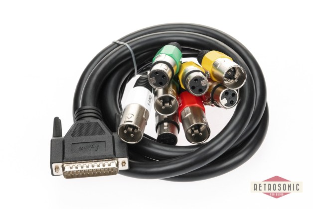 retrosonic - Lynx E44 Audio Cable. 4 XLR-M/4 XLR-F to DB25