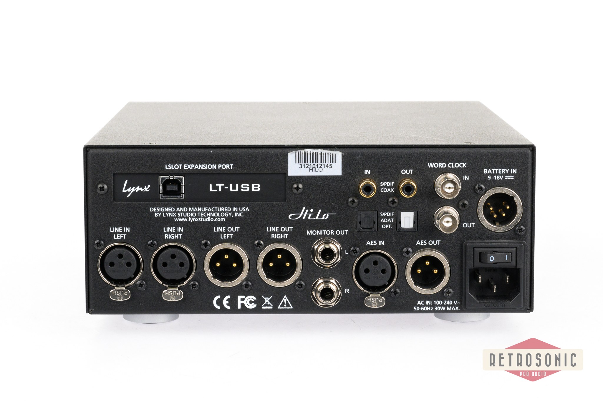 Lynx Hilo MK1 USB AD/DA Converter Black