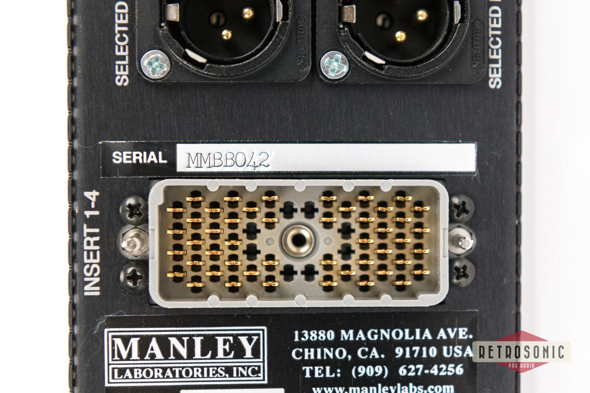 Manley Backbone Mastering Insert Processor w. Cabling