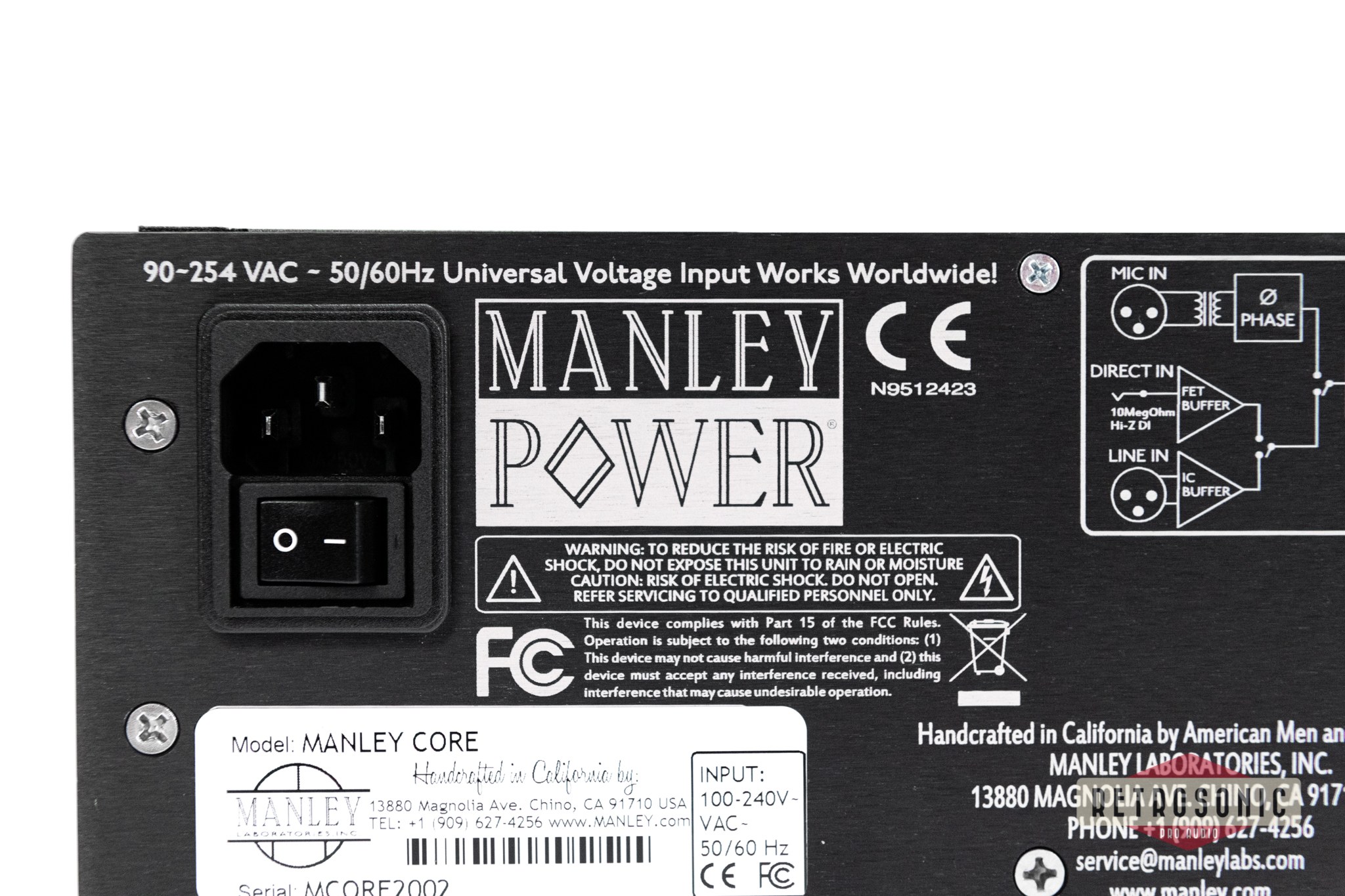 Manley CORE Reference Channel Strip