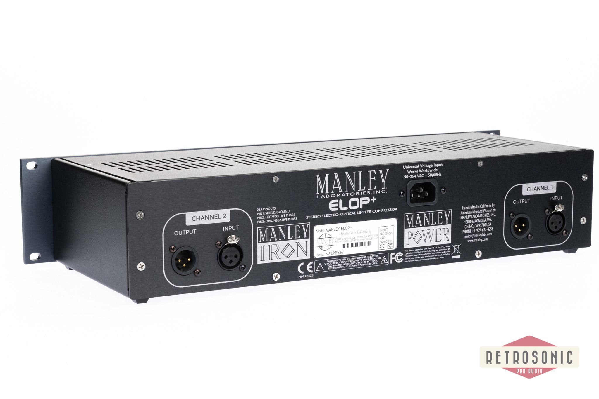 Manley ELOP+ Stereo Limiter Compressor