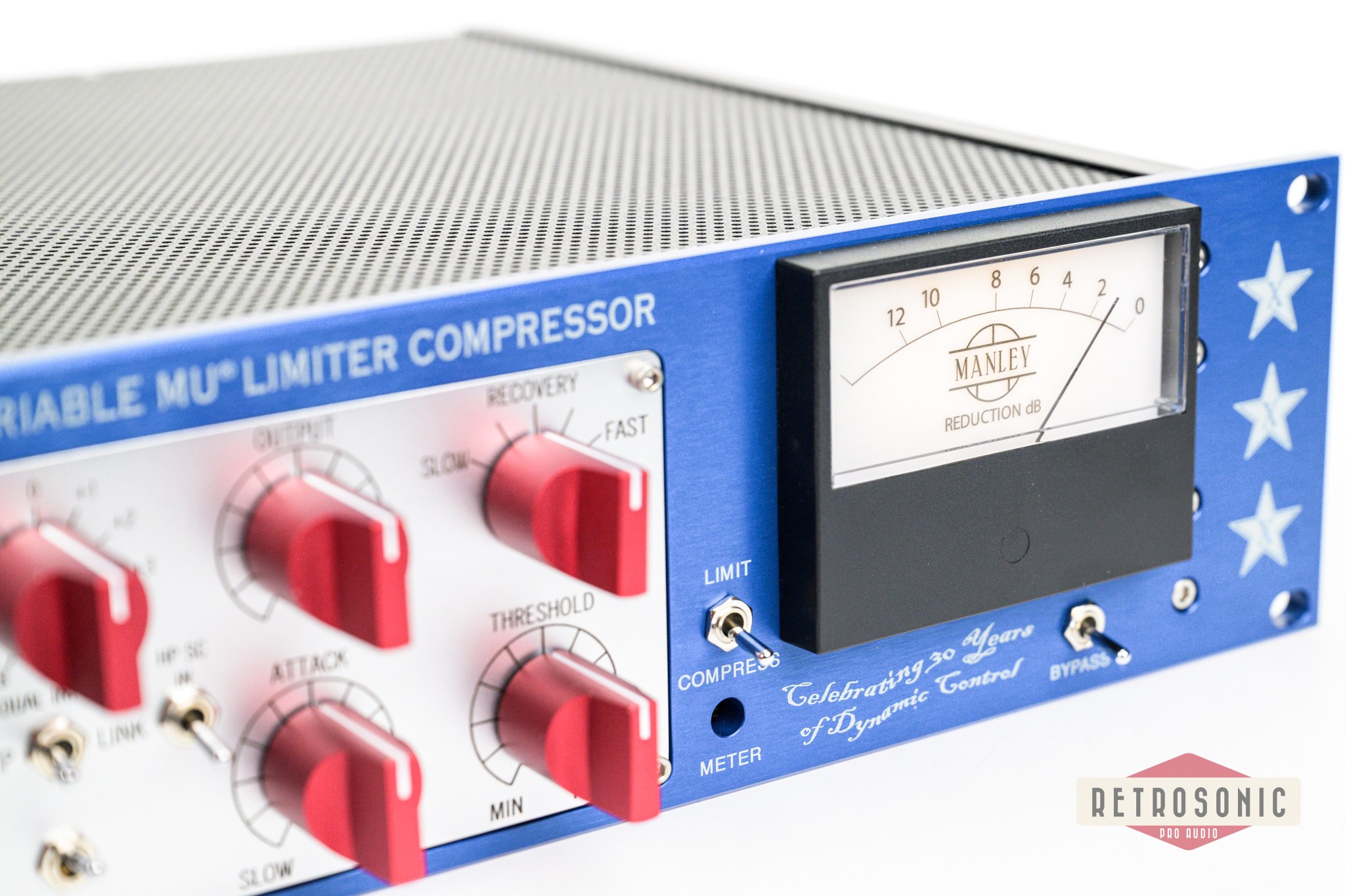 Manley Stereo Variable Mu w. T-Bar Mod Option 30th Anniversary