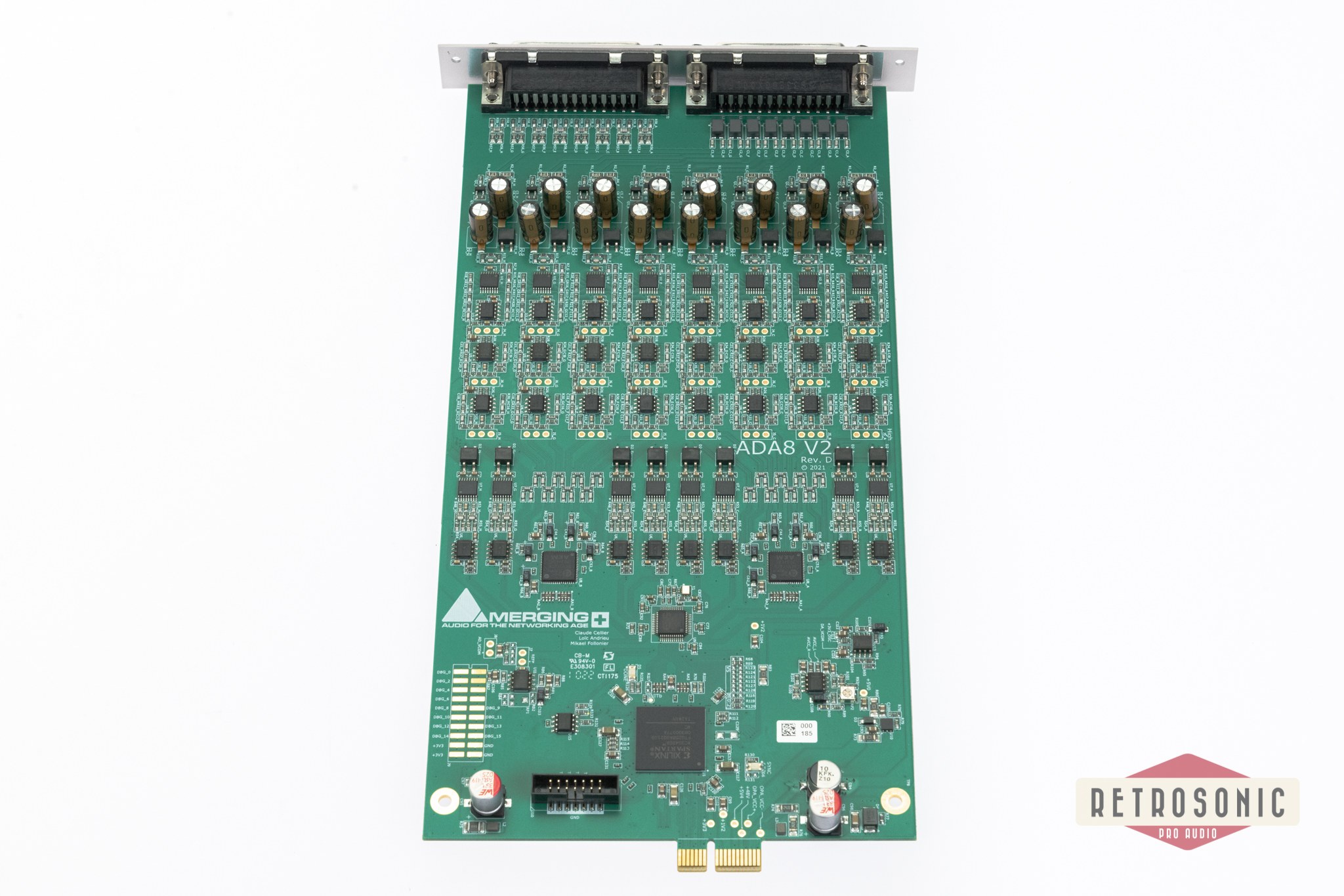 Merging ADA8S Horus/Hapi 8 ch Mic/Line AD-DA-module, to 192 kHz