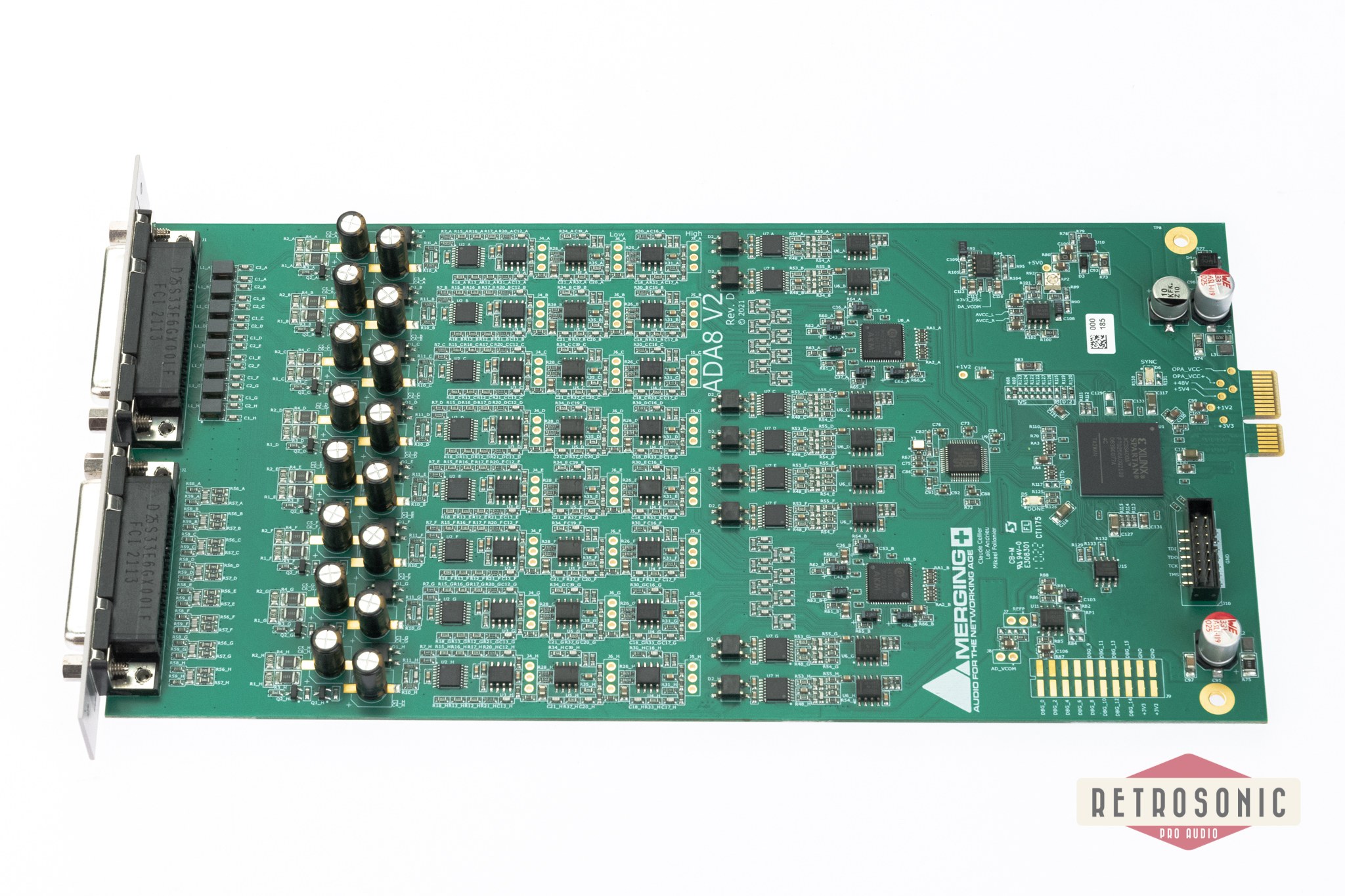 Merging ADA8S Horus/Hapi 8 ch Mic/Line AD-DA-module, to 192 kHz