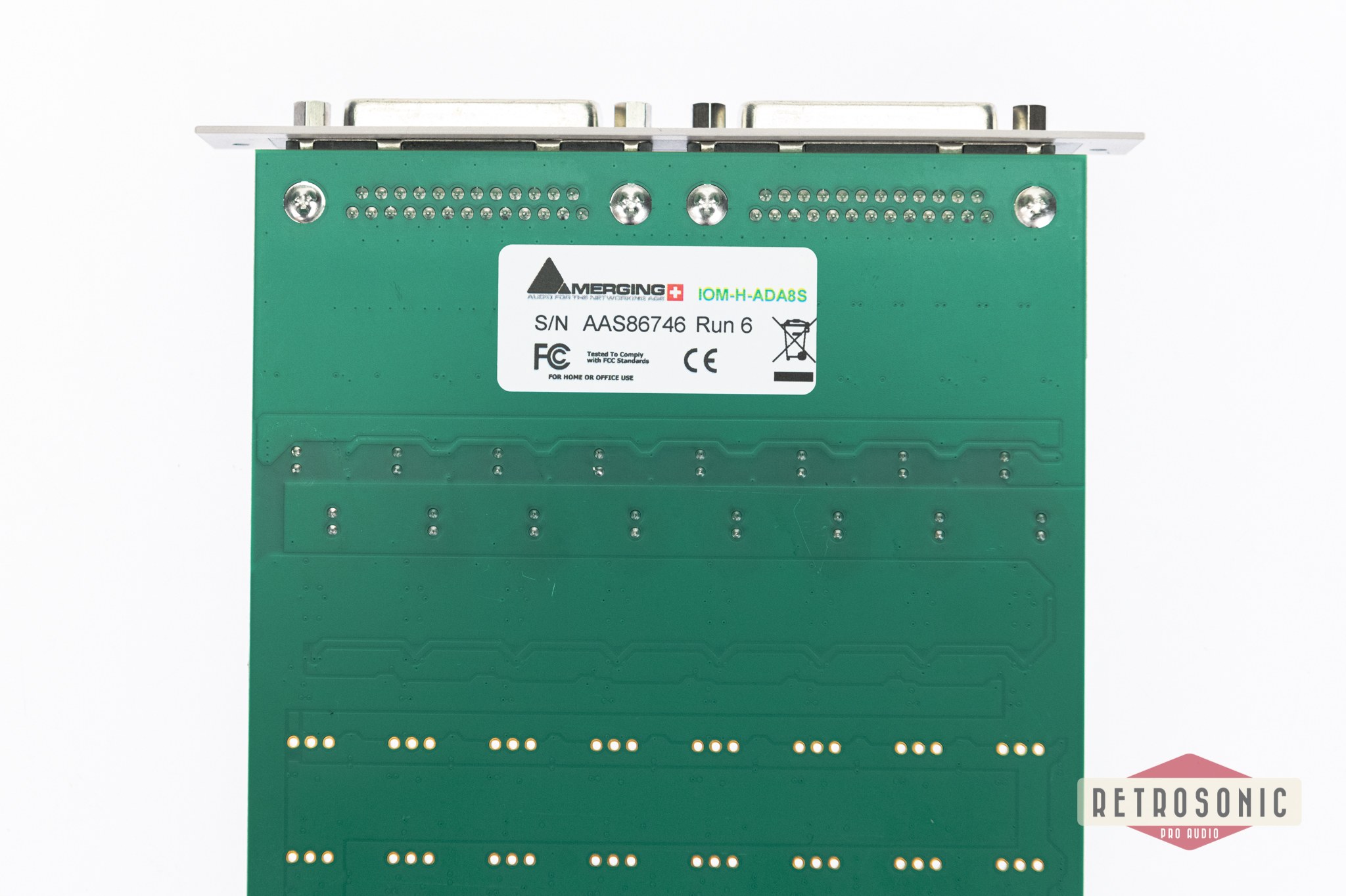 Merging ADA8S Horus/Hapi 8 ch Mic/Line AD-DA-module, to 192 kHz