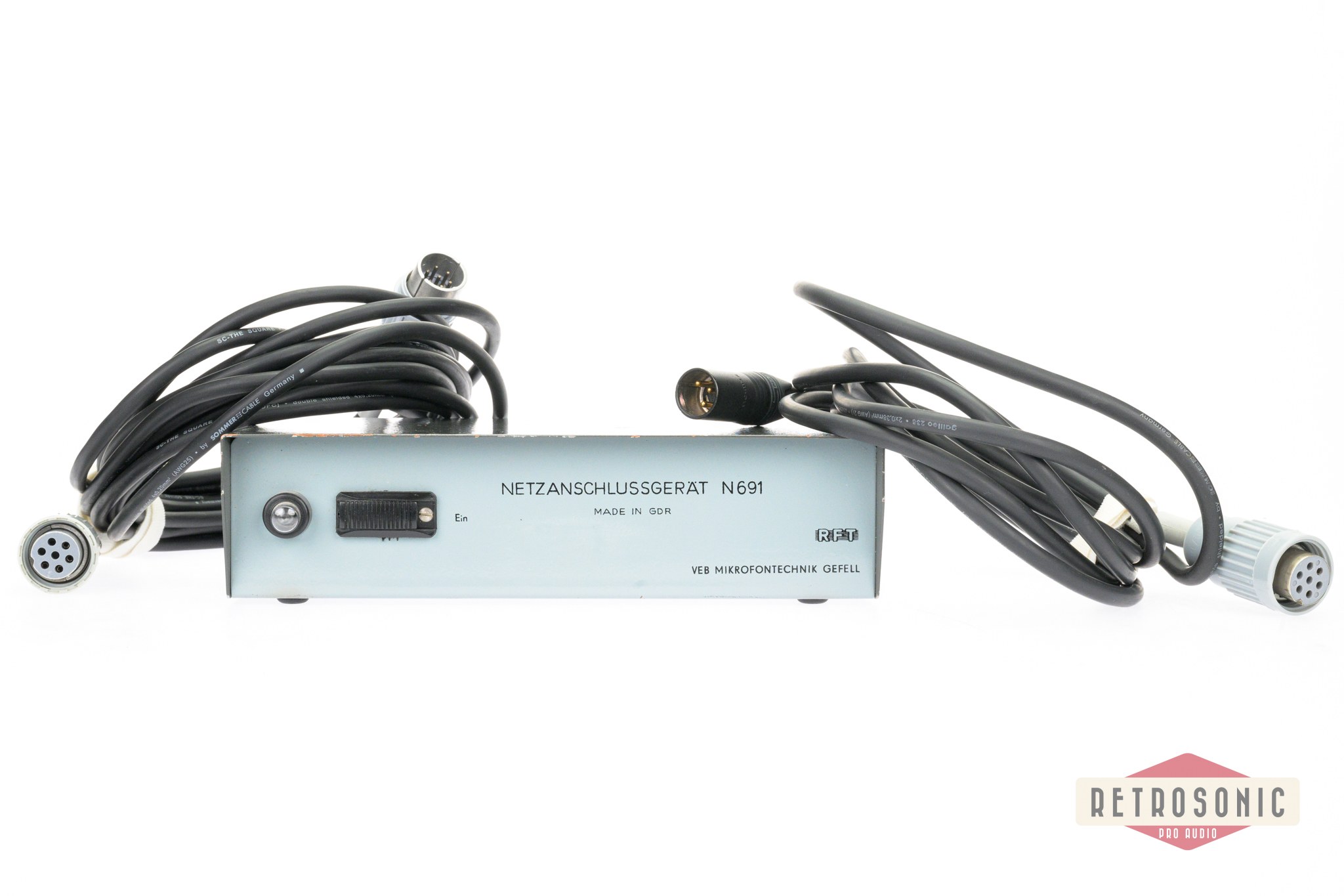 Microtech Gefell MV691/M94 Cardioid 12Volt Condenser Microphone, N691 PSU