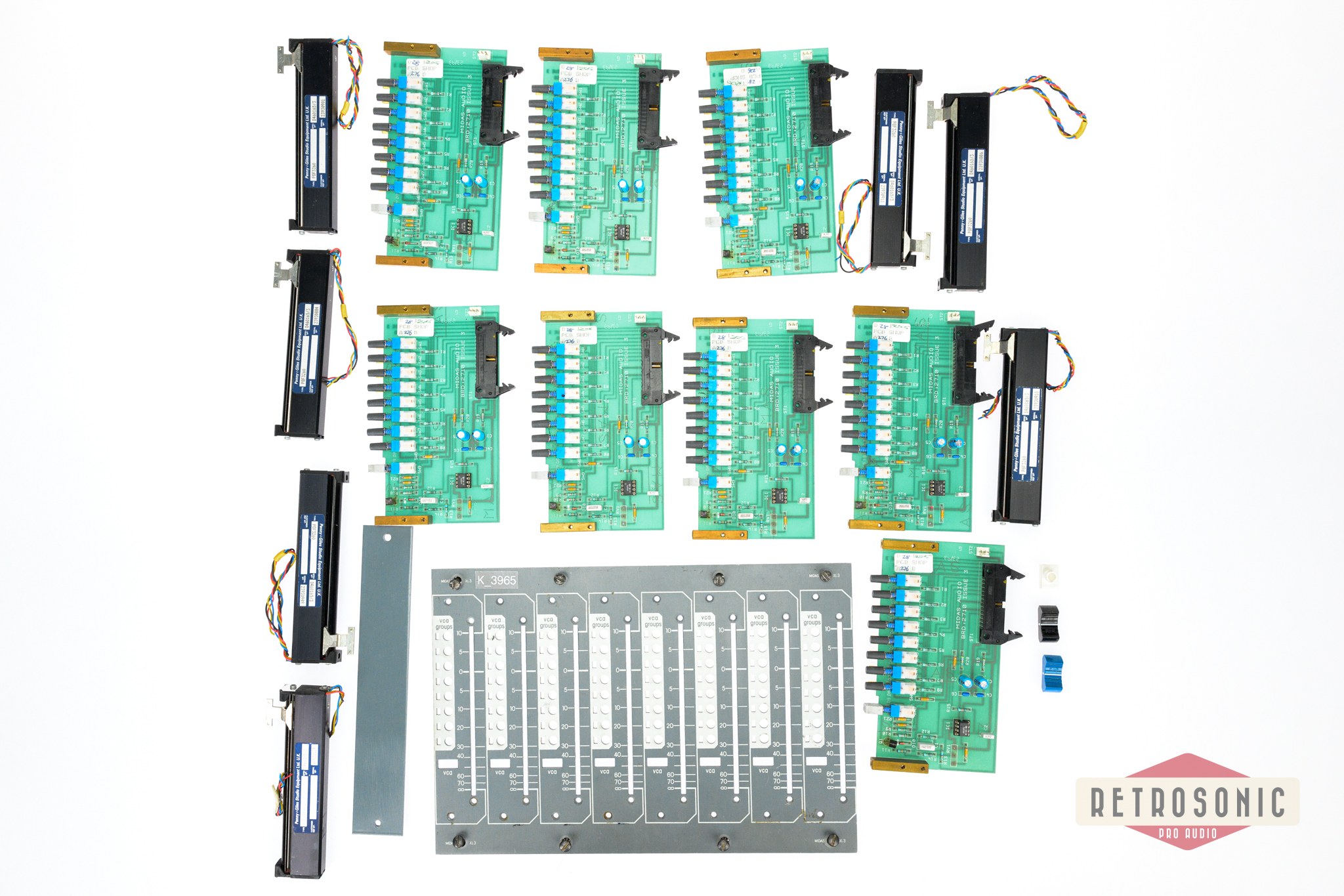 Midas XL302 VCA Group Module Parts