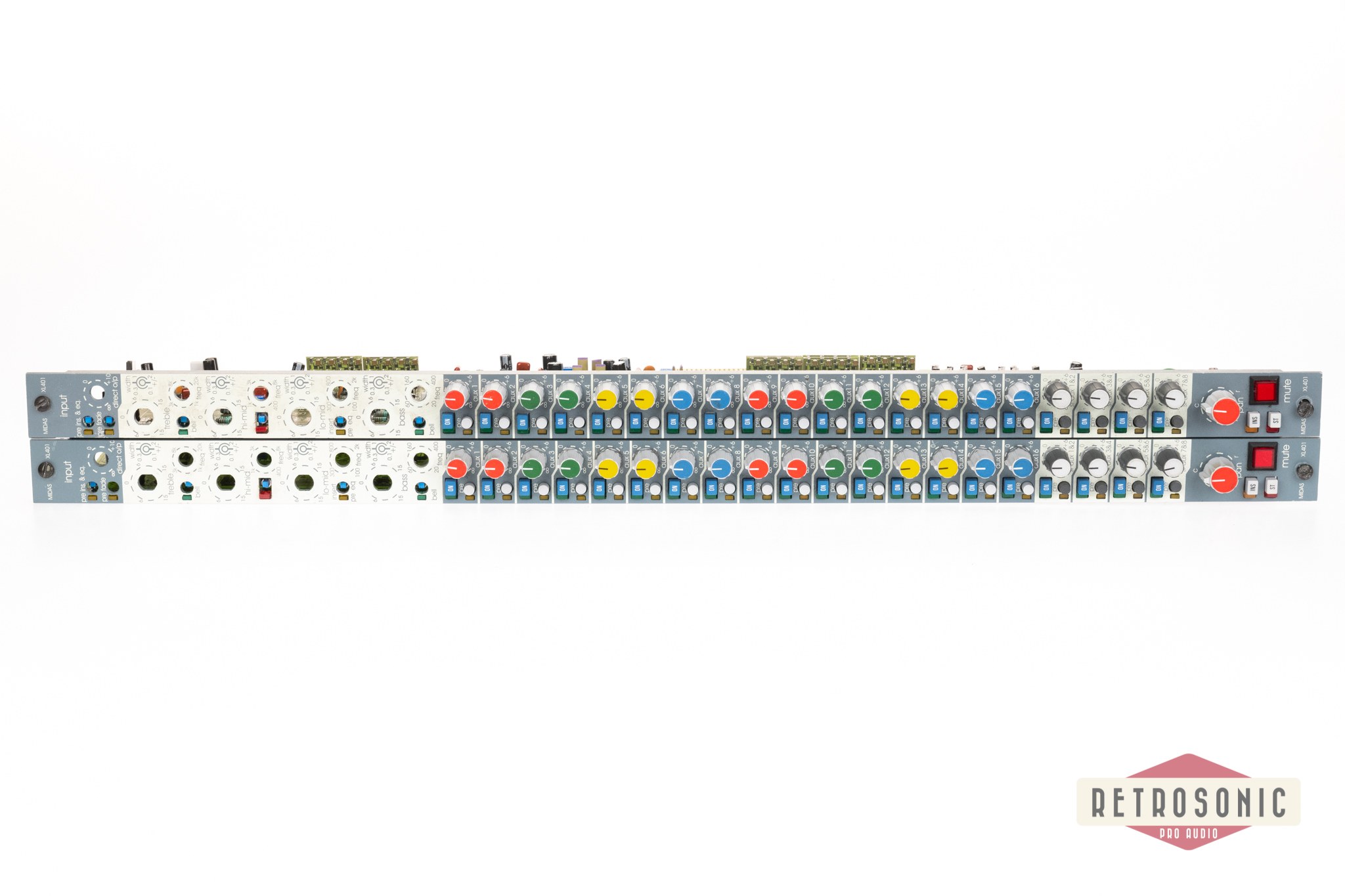 Midas XL4 XL401 Mono Input Module w, EQ 2 pcs bundle