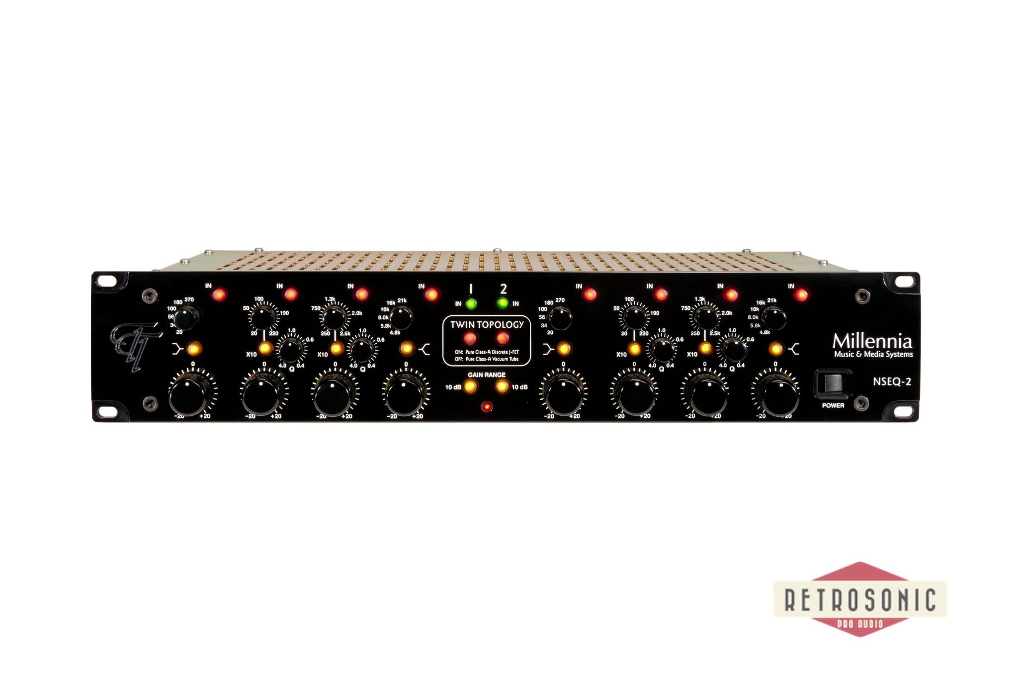 Millenia NSEQ-2 Twin Topology Two Channel Parametric EQ