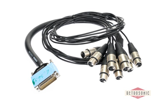 Multicore Cordial 1.5m 8-pair DB25-XLR-F (Tail 1m)