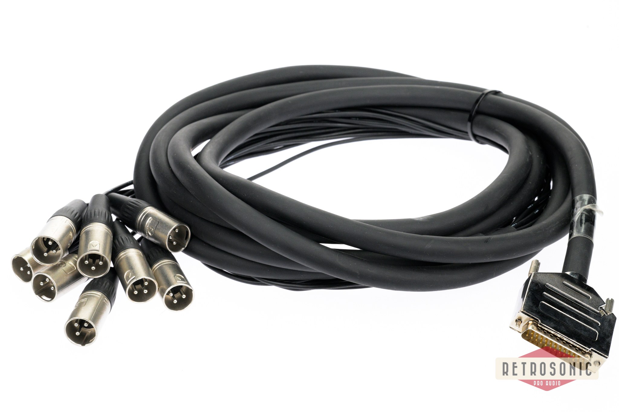 Multicore Cordial 5m 8-pair DB25-XLR-M (Tail 1.2m)