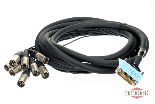 Multicore Cordial 5m 8-pair DB25-XLR-M (Tail 1.2m)