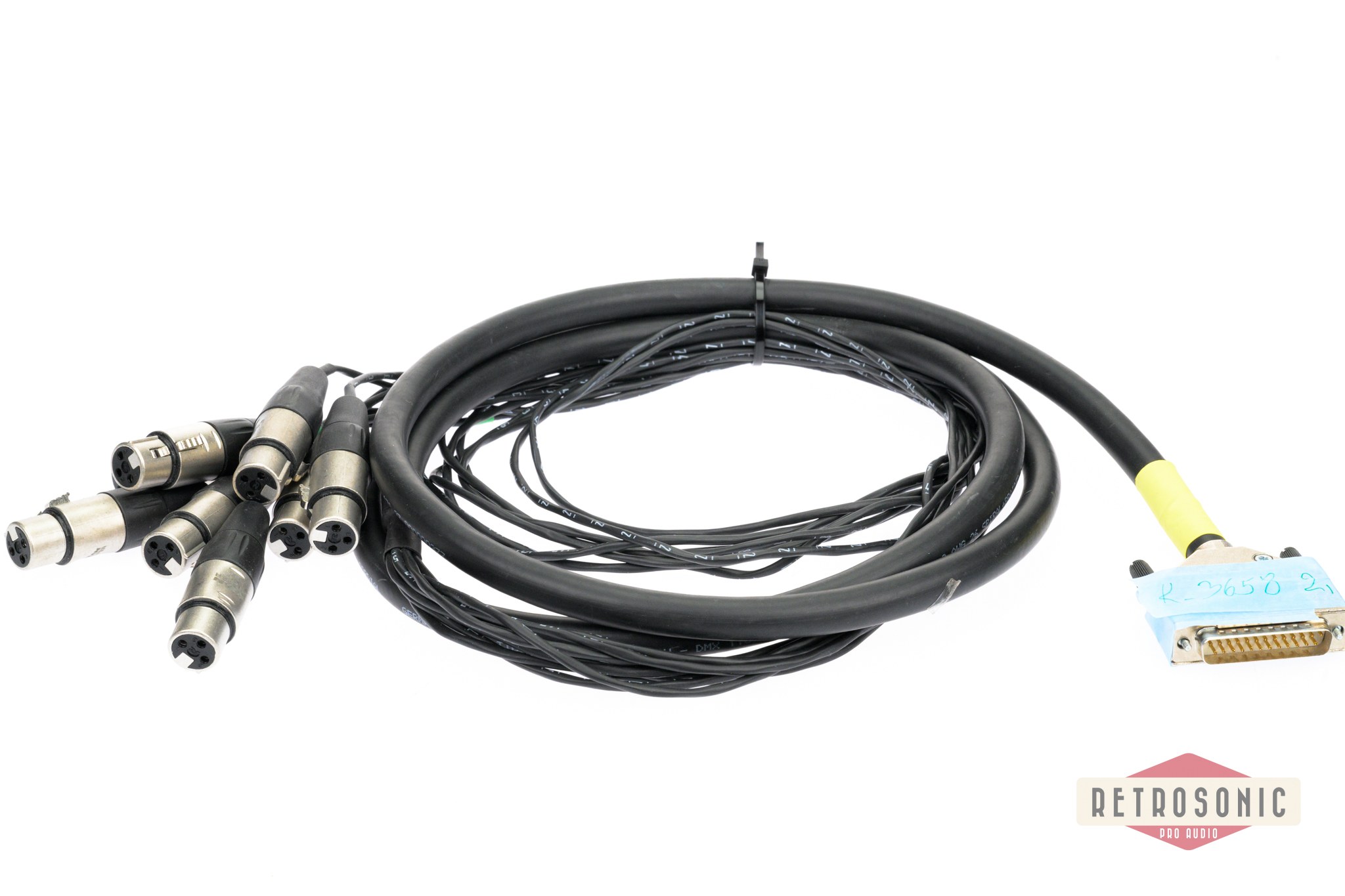 Multicore Cordial CMD-8 2.8m 8-pair DB25-XLR-F (Tail 1.1m) 2 pcs