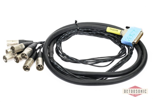 Multicore Cordial CMD 8, 2.8m 8-pair DB25-XLR-M (Tail 1.1m) 2 pcs