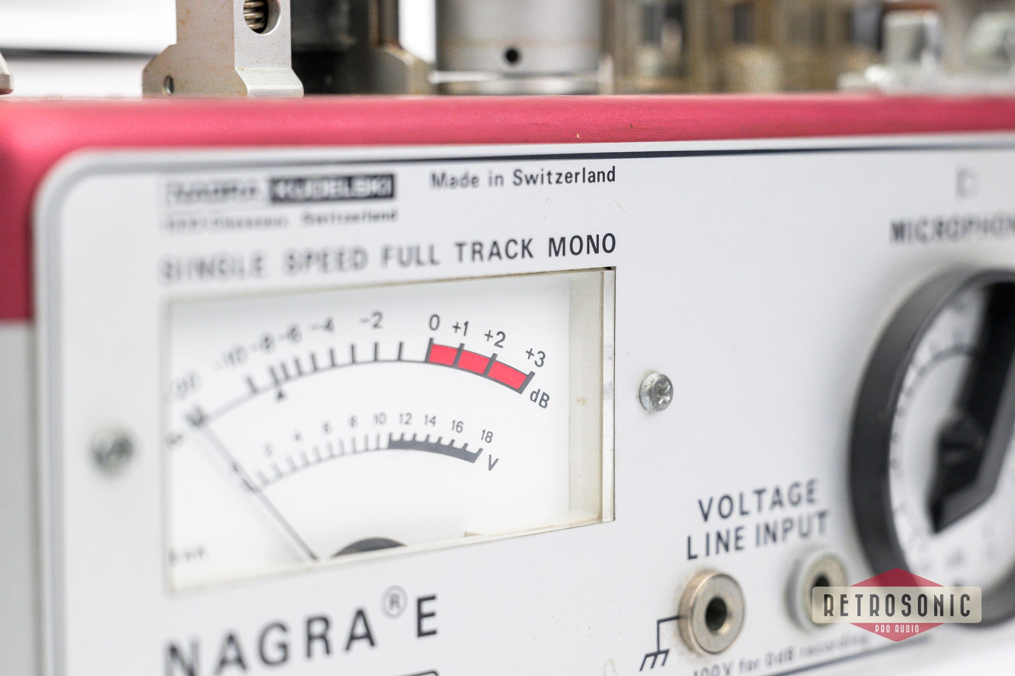 Nagra E Portable Mono Full Track Analog Audio Tape Recorder