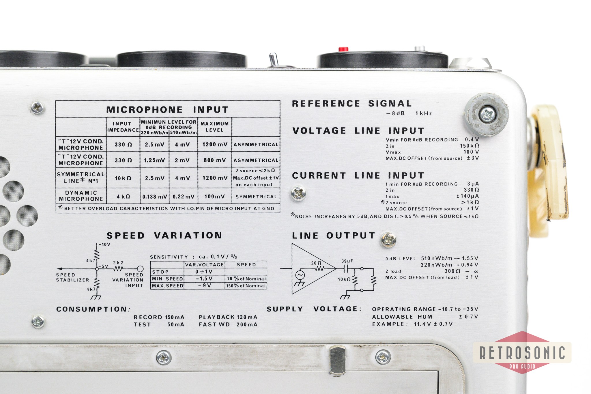 Nagra E Portable Mono Full Track Analog Audio Tape Recorder