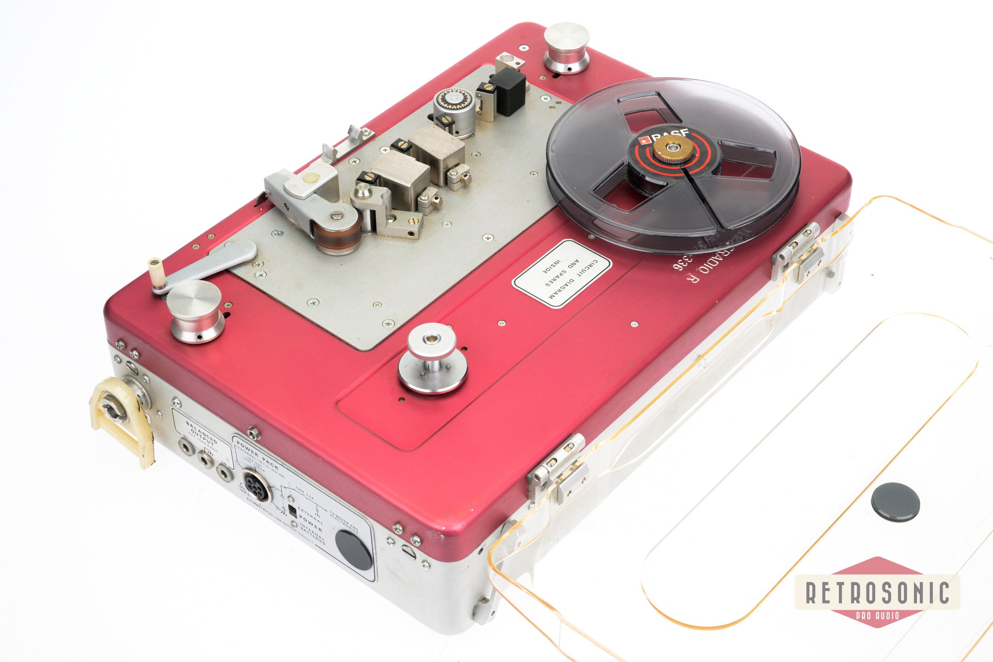 Nagra E Portable Mono Full Track Analog Audio Tape Recorder