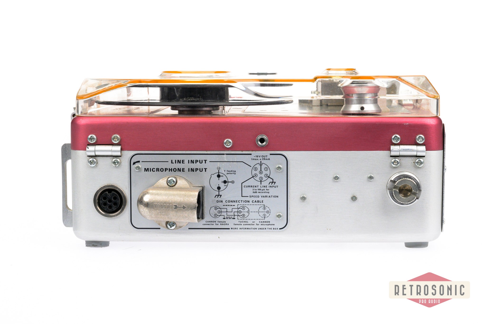 Nagra E Portable Mono Full Track Analog Audio Tape Recorder
