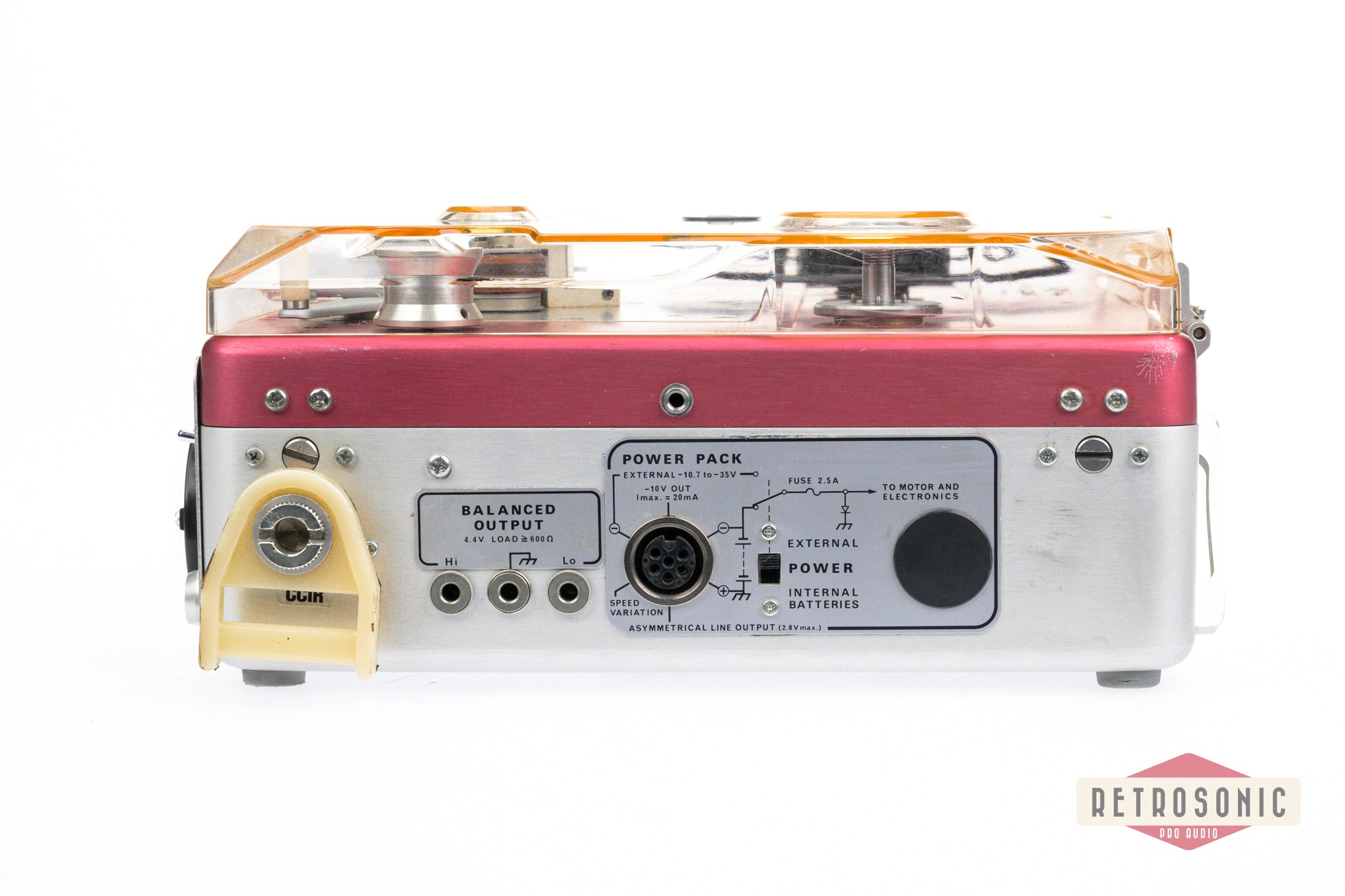 Nagra E Portable Mono Full Track Analog Audio Tape Recorder