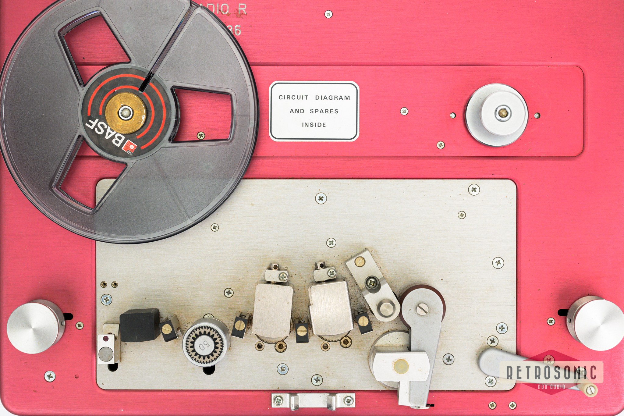 Nagra E Portable Mono Full Track Analog Audio Tape Recorder