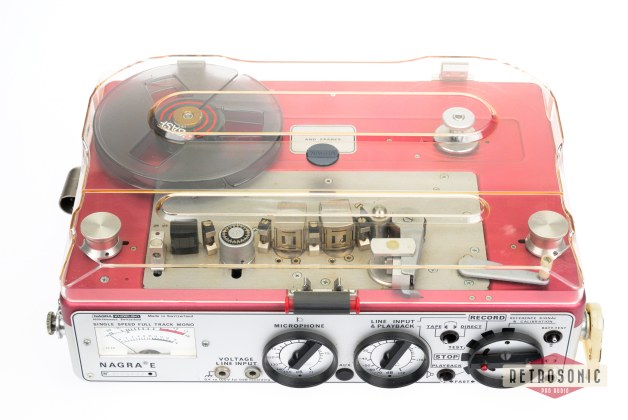 Nagra E Portable Mono Full Track Analog Audio Tape Recorder