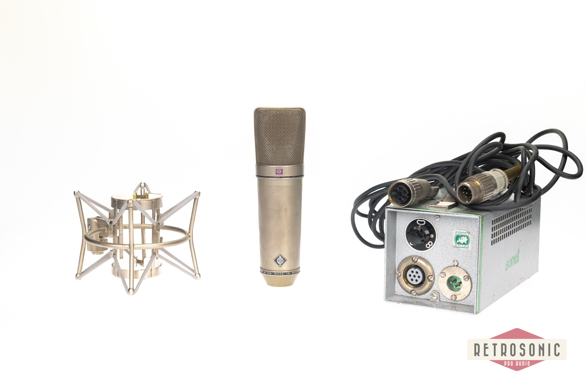 Neumann M269c Tube Microphone. Made in 1965. NN48H PSU