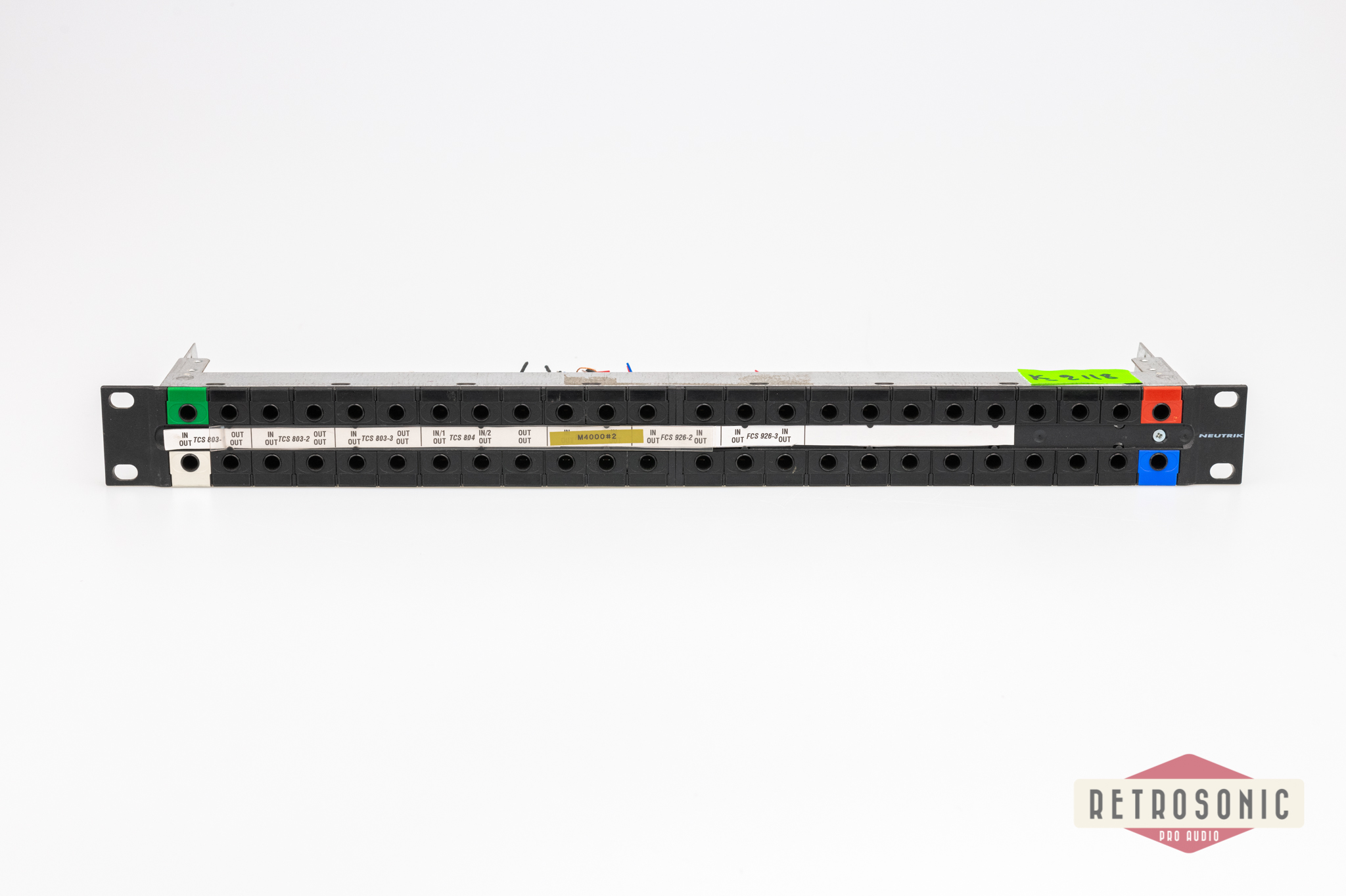 Neutrik NPP-TB Patch Panel 2 x 24-way NJ6TB-V long frame 1/4 TRS