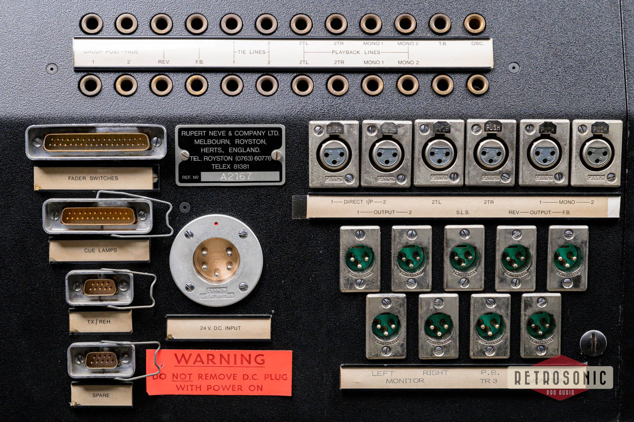 Neve BCM10 Ten Channel Console #A21687 Frame Only