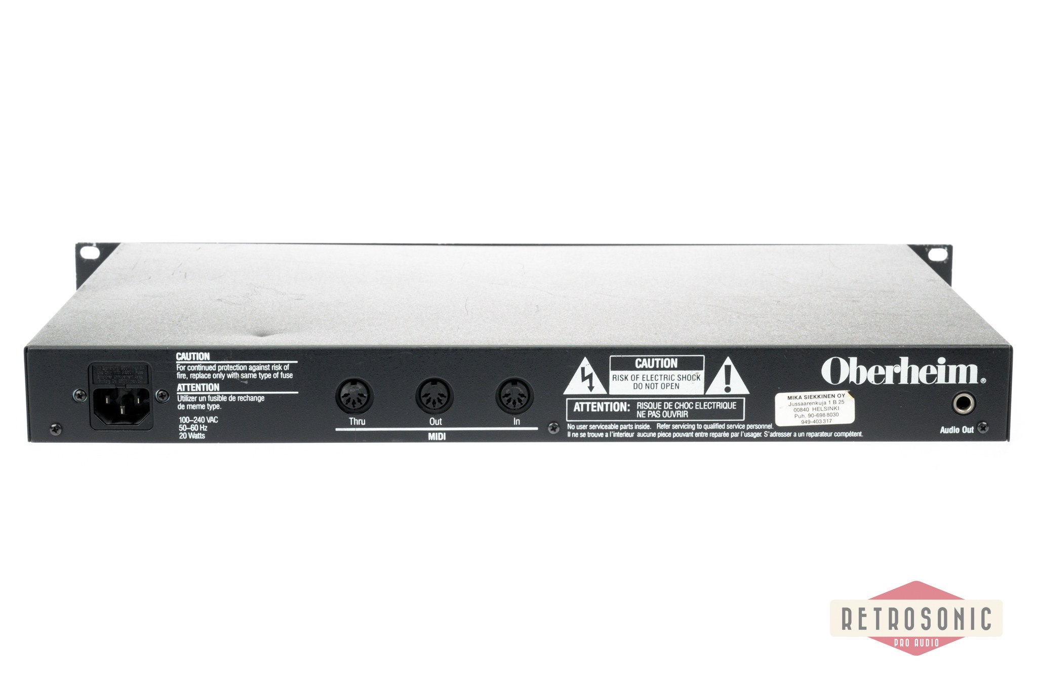 Oberheim Matrix 1000 Rackmount 6-Voice Synthesizer 1987 - Black