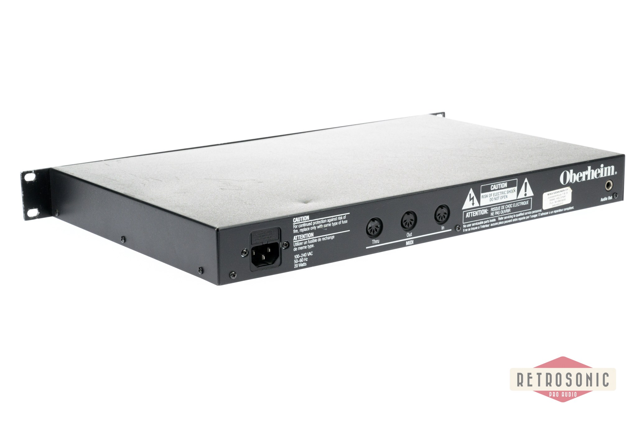 Oberheim Matrix 1000 Rackmount 6-Voice Synthesizer 1987 - Black