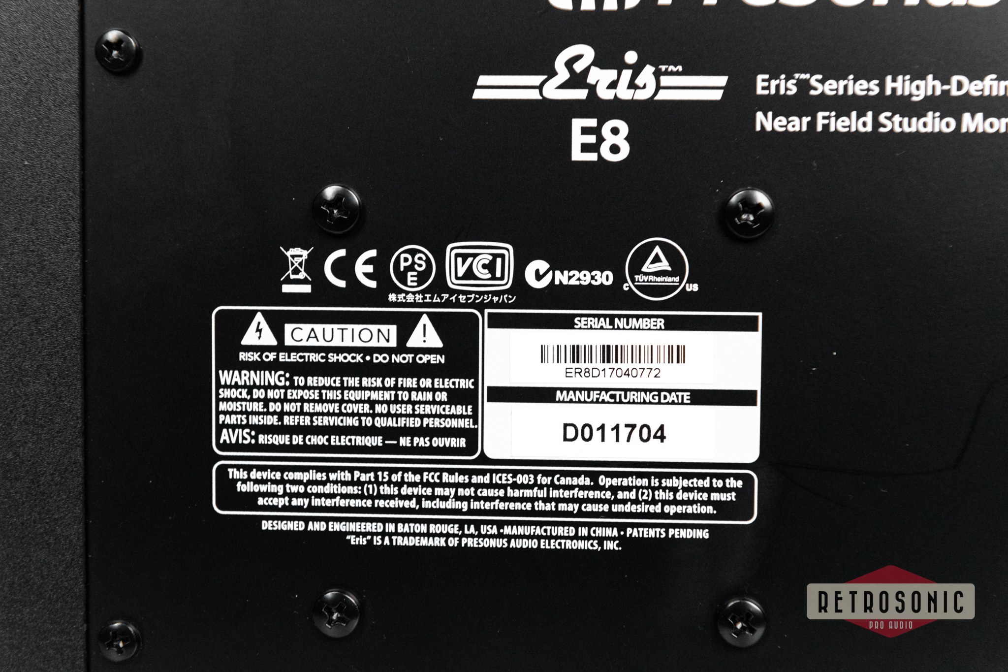 Presonus Eris E8 2-Way Active pair